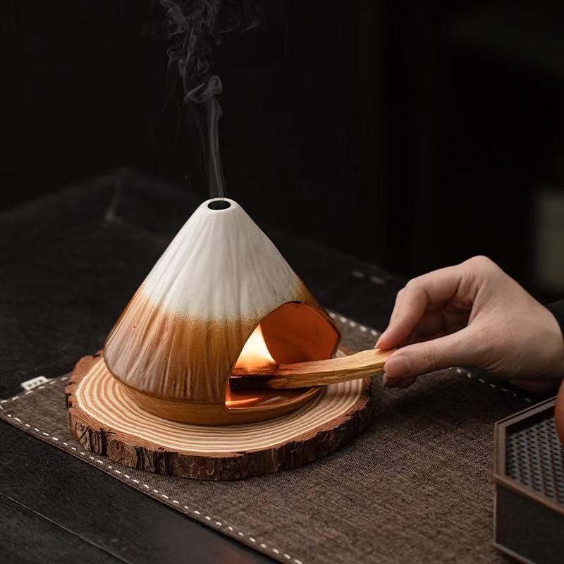 富士山陶瓷香炉– Remedy Crystals